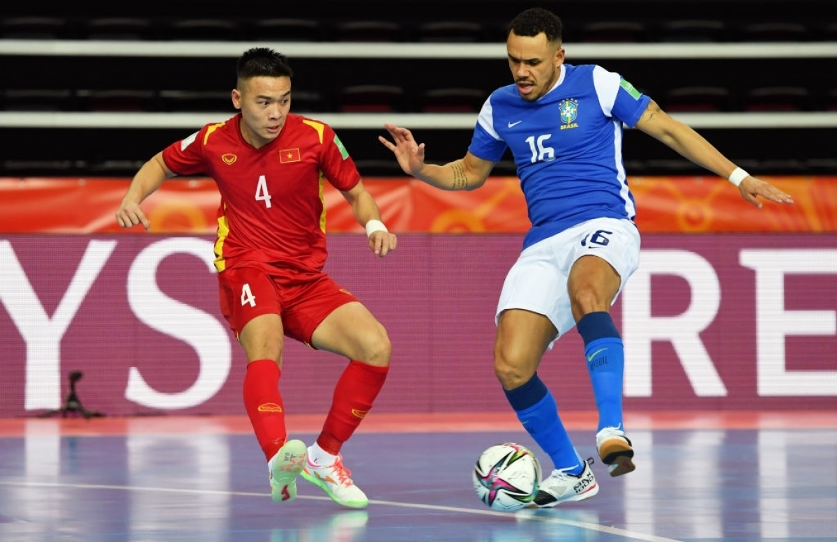 Kết quả trận đấu Futsal giữa Việt Nam và Brazil