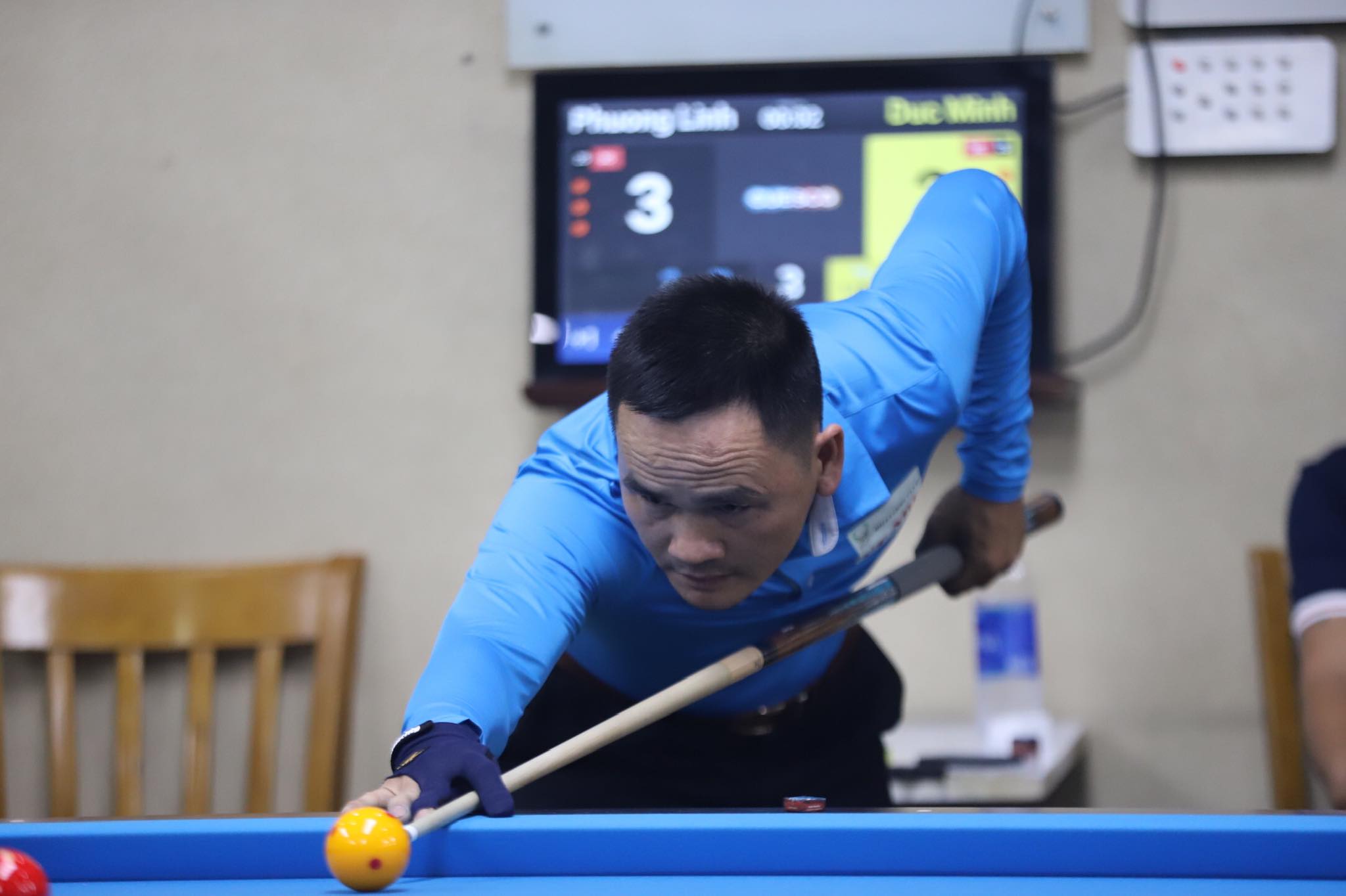 Cơ thủ Trần Đức Minh có trận đấu kịch tích tại giải Billiards BPA Tour