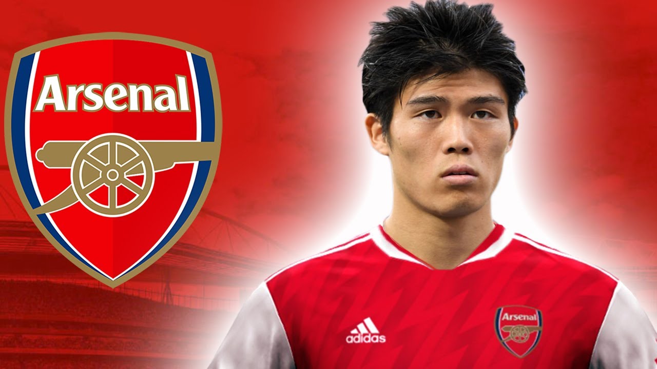 Hậu vệ Takehiro Tomiyasu vừa gia nhập câu lạc bộ Arsenal