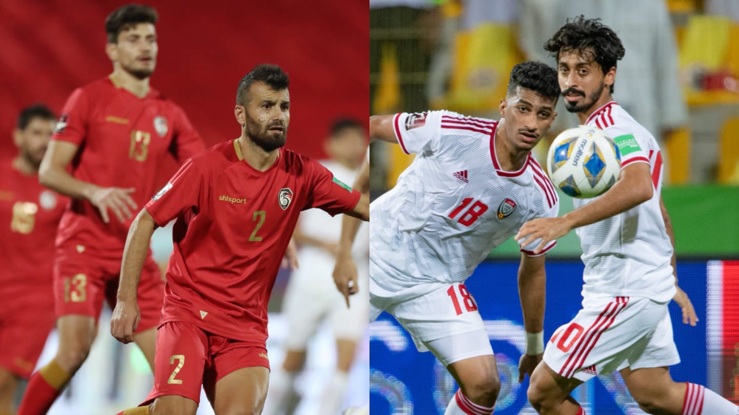 Đội tuyển Syria có màn so tài cùng đội tuyển UAE ở vòng loại thứ 3 World Cup 2022 vào ngày 7/9